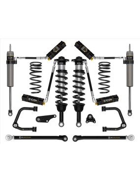 Zestaw Zawieszenia ICON 1.25-3'' Lift, Stage 8 Wahacze Rurowe, Sprężyny Progresywne Toyota Tacoma 2024