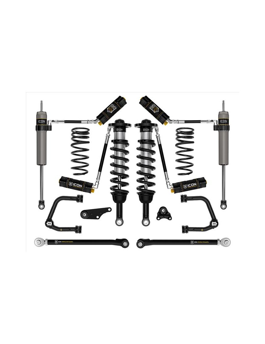 Zestaw Zawieszenia ICON 1.25-3'' Lift, Stage 8 Wahacze Rurowe, Sprężyny Progresywne Toyota Tacoma 2024 Zestaw Zawieszenia ICON 1.25-3'' Lift, Stage 8 Wahacze Rurowe, Sprężyny Progresywne Toyota Tacoma 2024