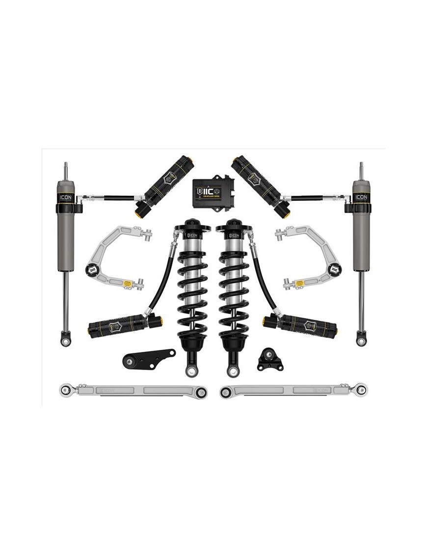 Zestaw Zawieszenia ICON 1.25-3'' Lift, Stage 10 BIllet Toyota Tacoma 2024 Zestaw Zawieszenia ICON 1.25-3'' Lift, Stage 10 BIllet Toyota Tacoma 2024