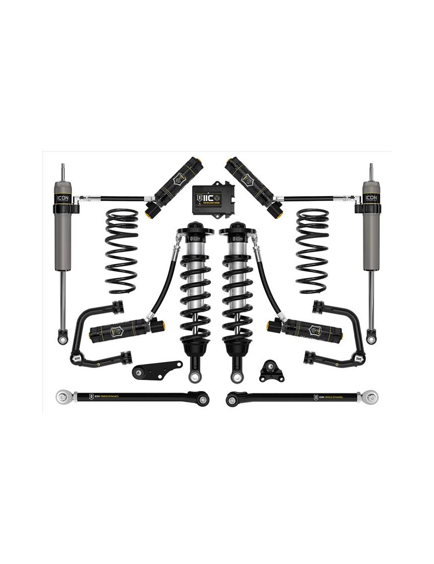 Zestaw Zawieszenia ICON 1.25-3'' Lift, Stage 10 Wahacze Rurowe, Sprężyny Progresywne Toyota Tacoma 2024 Zestaw Zawieszenia ICON 1.25-3'' Lift, Stage 10 Wahacze Rurowe, Sprężyny Progresywne Toyota Tacoma 2024