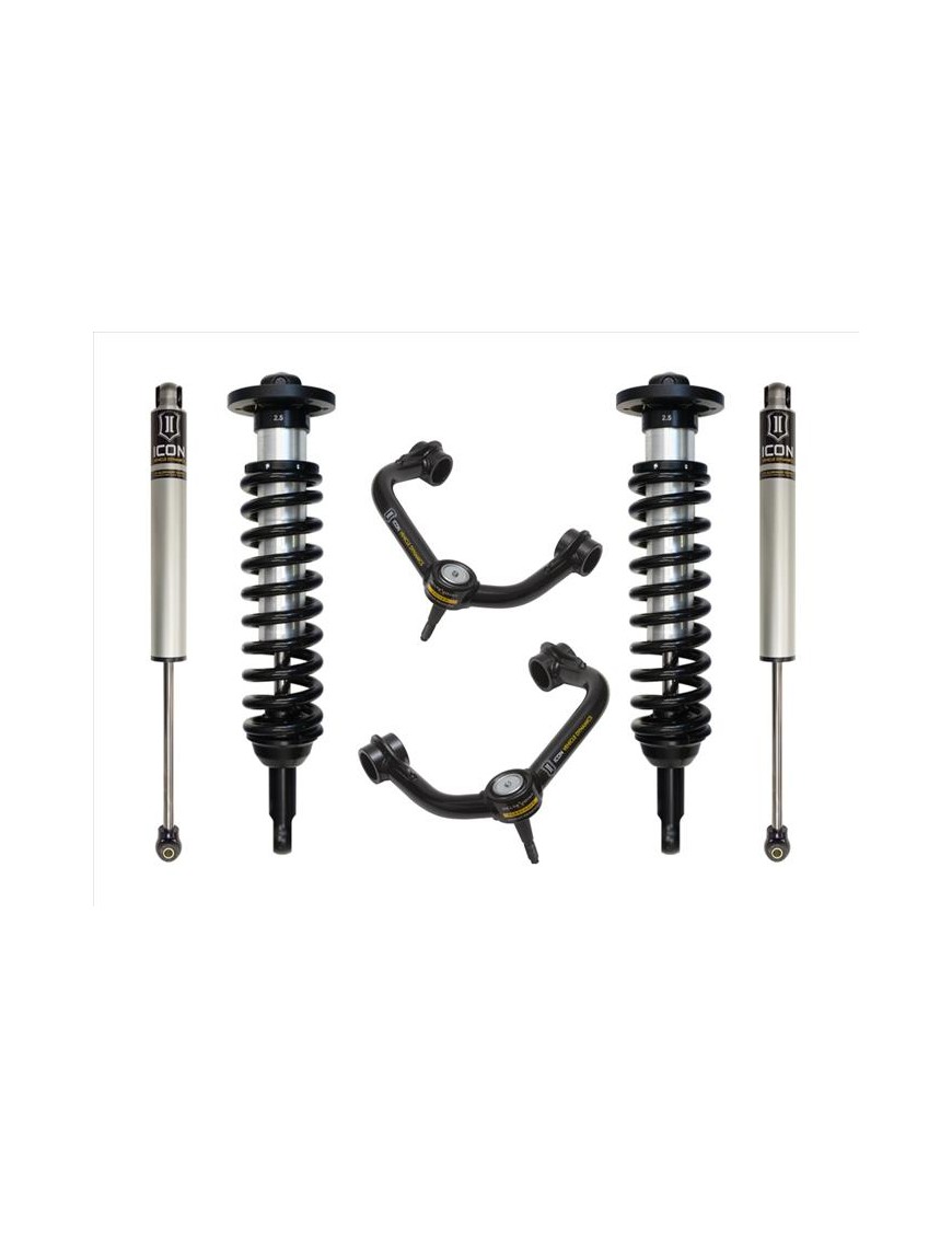 Zestaw Zawieszenia ICON 0-2.63'' Lift, Stage 2, Wahacze Rurowe, F-150 4WD 2009-2014 Zestaw Zawieszenia ICON 0-2.63'' Lift, Stage 2, Wahacze Rurowe, F-150 4WD 2009-2014