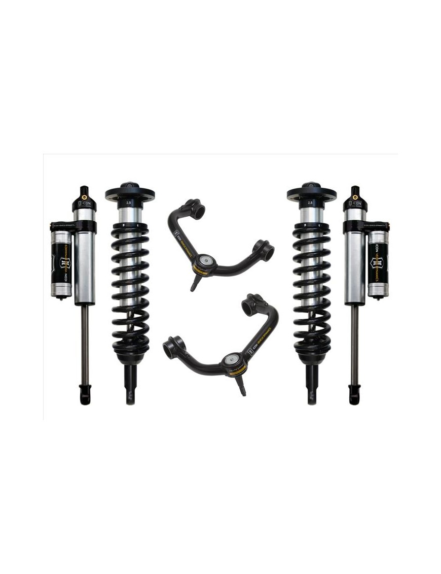 Zestaw Zawieszenia ICON 0-2.63'' Lift, Stage 3, Wahacze Rurowe, F-150 4WD 2009-2014 Zestaw Zawieszenia ICON 0-2.63'' Lift, Stage 3, Wahacze Rurowe, F-150 4WD 2009-2014