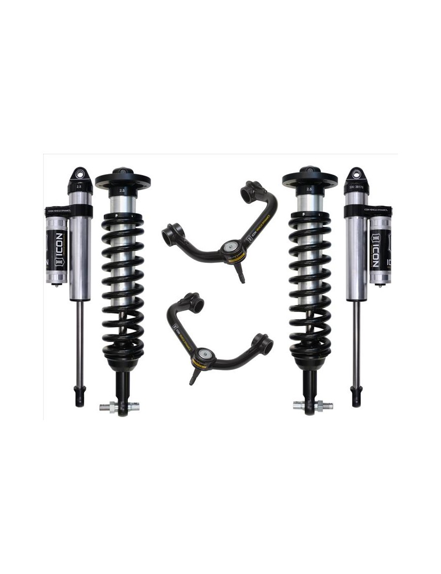 Zestaw Zawieszenia ICON Lift 0-2.63'' Stage 3 Wahacze Rurowe, Ford F150 4WD 2015-2020 Zestaw Zawieszenia ICON Lift 0-2.63'' Stage 3 Wahacze Rurowe, Ford F150 4WD 2015-2020
