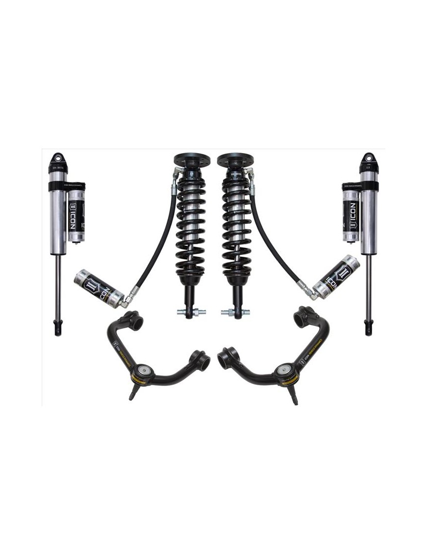 Zestaw Zawieszenia ICON Lift 2-2.63'' Stage 4 Wahacze Rurowe, Ford F150 4WD 2015-2020 Zestaw Zawieszenia ICON Lift 2-2.63'' Stage 4 Wahacze Rurowe, Ford F150 4WD 2015-2020