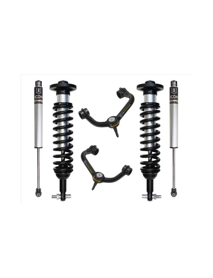 Zestaw Zawieszenia ICON Lift 0-3'' Stage 2, Wahacze Rurowe, Ford F150 2WD 2015-2020 Zestaw Zawieszenia ICON Lift 0-3'' Stage 2, Wahacze Rurowe, Ford F150 2WD 2015-2020