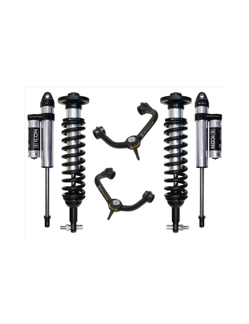 Zestaw Zawieszenia ICON Lift 0-3'' Stage 3, Wahacze Rurowe, Ford F150 2WD 2015-2020 Zestaw Zawieszenia ICON Lift 0-3'' Stage 3, Wahacze Rurowe, Ford F150 2WD 2015-2020