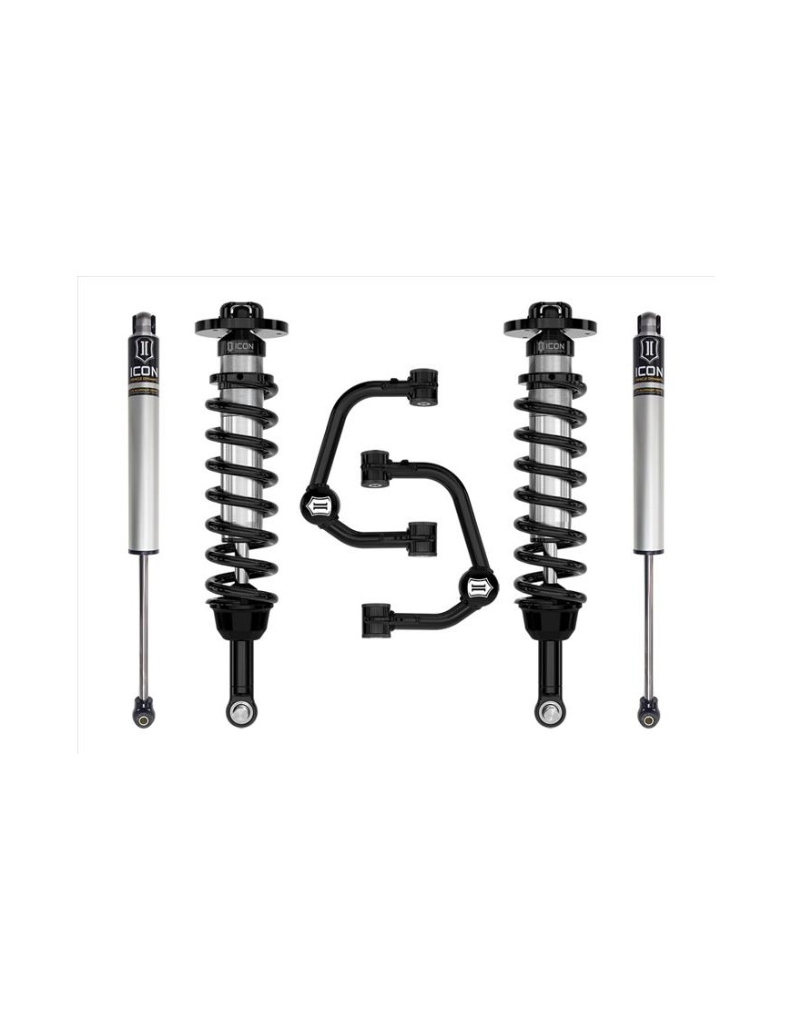 Zestaw Zawieszenia ICON 2,75-3,5'' Lift, Stage 1, Wahacze Rurowe F-150 4WD 2021-2023 Zestaw Zawieszenia ICON 2,75-3,5'' Lift, Stage 1, Wahacze Rurowe F-150 4WD 2021-2023