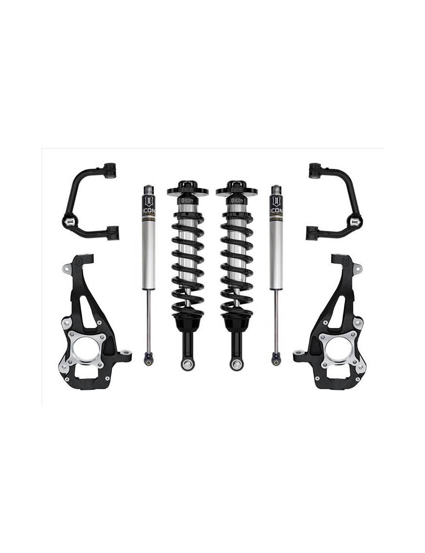 Zestaw Zawieszenia ICON 3,5-4,5'' Lift, Stage 1, Wahacze Rurowe F-150 4WD 2021-2023 Zestaw Zawieszenia ICON 3,5-4,5'' Lift, Stage 1, Wahacze Rurowe F-150 4WD 2021-2023