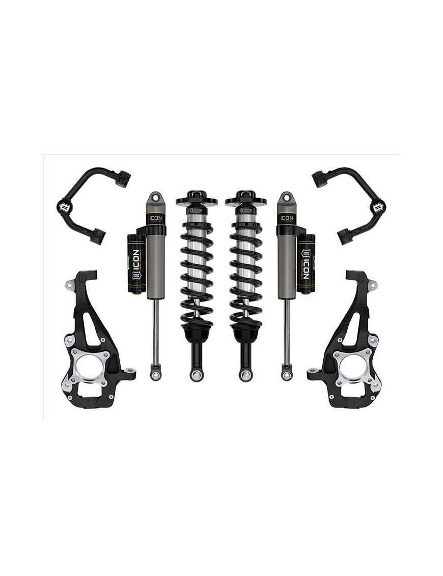 Zestaw Zawieszenia ICON 3,5-4,5'' Lift, Stage 2, Wahacze Rurowe F-150 4WD 2021-2023 Zestaw Zawieszenia ICON 3,5-4,5'' Lift, Stage 2, Wahacze Rurowe F-150 4WD 2021-2023