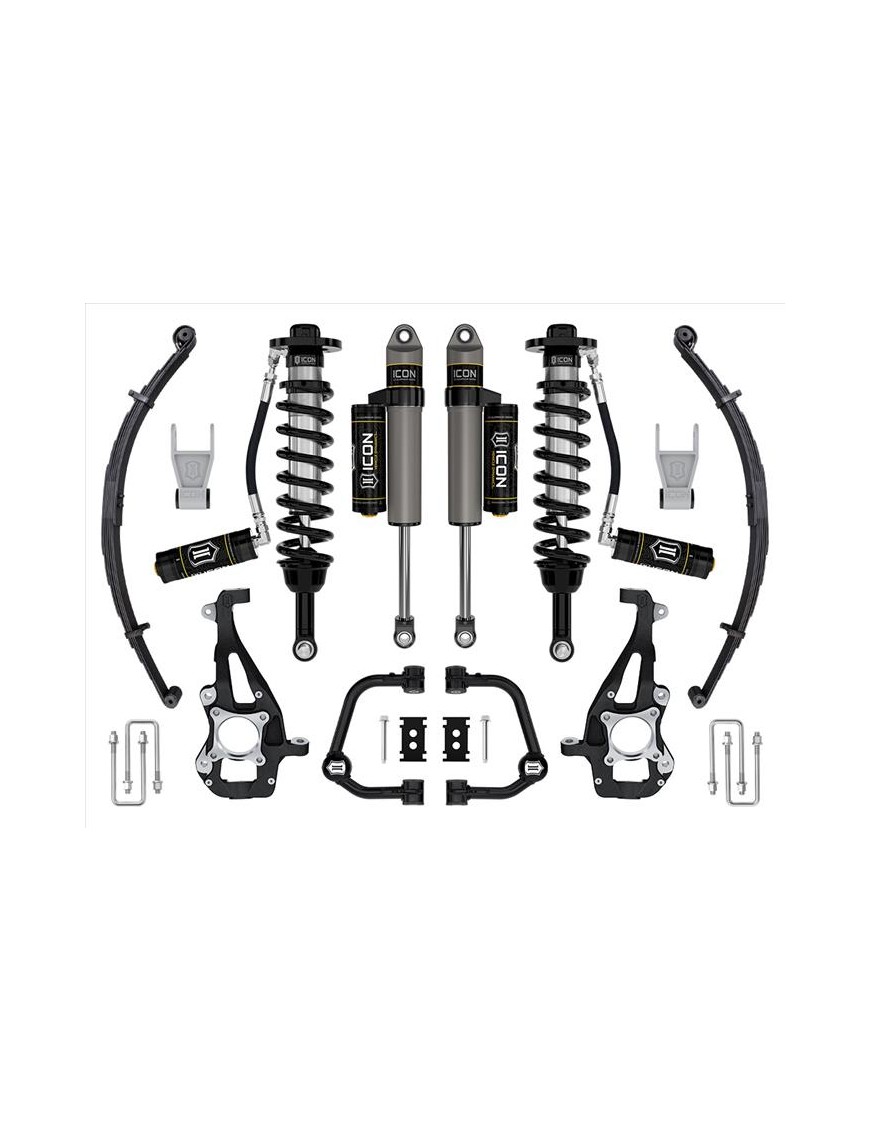 Zestaw Zawieszenia z Resorami ICON 3,5-4,5'' Lift, Stage 3, Wahacze Rurowe F-150 4WD 2021-2023 Zestaw Zawieszenia z Resorami ICON 3,5-4,5'' Lift, Stage 3, Wahacze Rurowe F-150 4WD 2021-2023