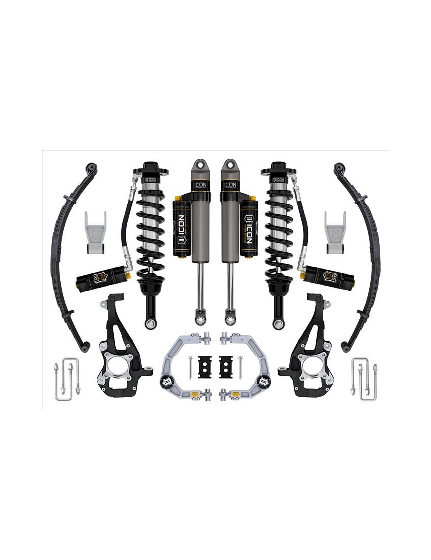 Zestaw Zawieszenia z Resorami ICON 3,5-4,5'' Lift, Stage 4, Billet F-150 4WD 2021-2023 Zestaw Zawieszenia z Resorami ICON 3,5-4,5'' Lift, Stage 4, Billet F-150 4WD 2021-2023