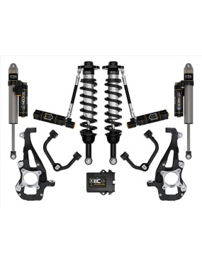 Zestaw Zawieszenia ICON 3,5-4,5'' Lift, Stage 5, Wahacze Rurowe F-150 4WD 2021-2023