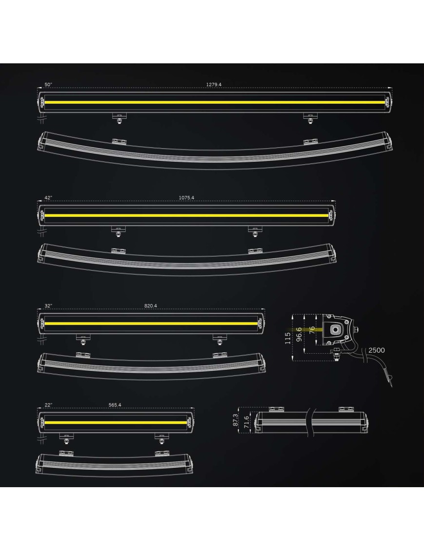 SIBERIA XP DRC LED BAR 50″