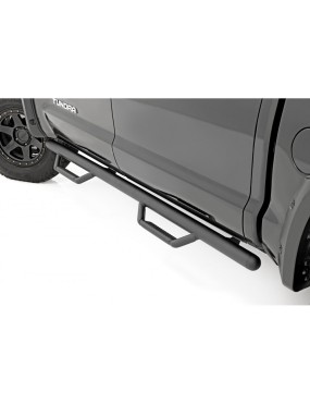 Progi, stopnie boczne czarne Rough Country Nerf Steps