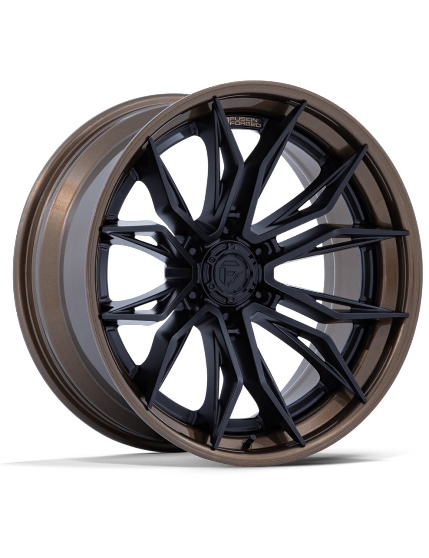 Felga aluminiowa FC404 MUTINY Matte Black W/ Gloss Bronze Lip FUEL