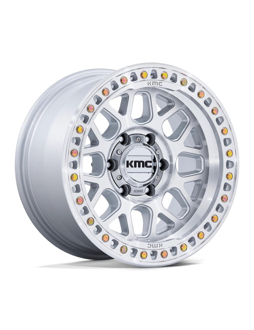 Felga aluminiowa KM549 GRS Gloss Silver W/ Machined Face KMC
