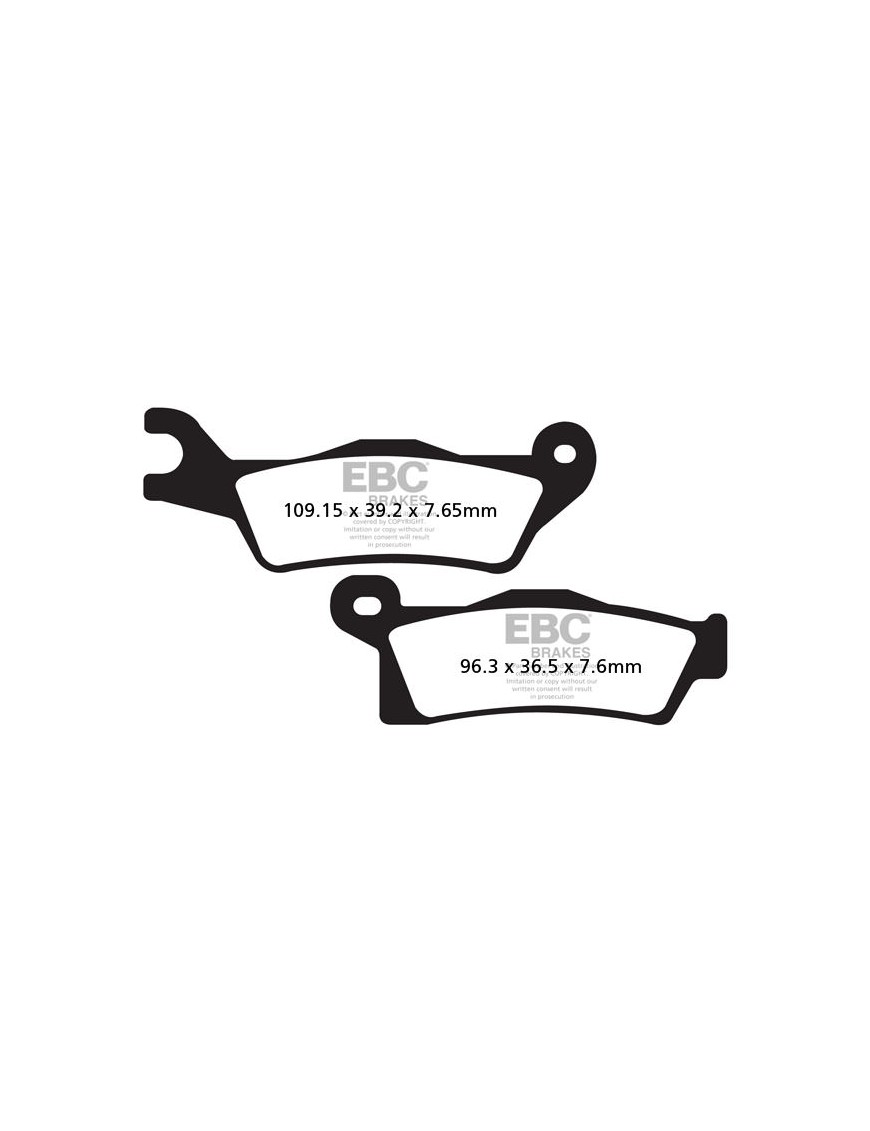 Klocki hamulcowe FA617R Can-am Przód od 2012