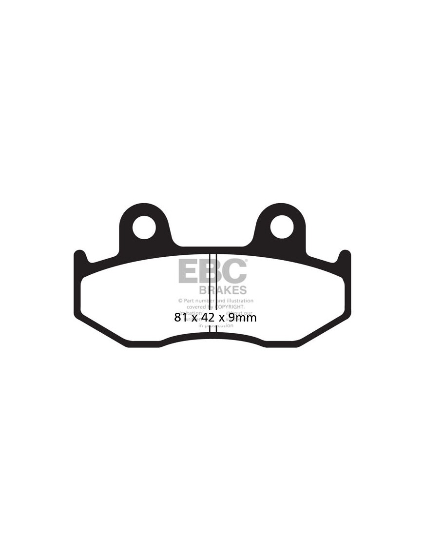 Klocki hamulcowe EBC FA229V SUZUKI GSF 600 00-06