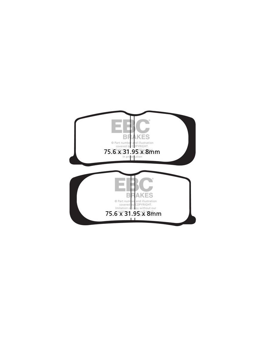 EBC Brakes FA474 Front Brake Pads | CAN-AM Spyder 2008–2012