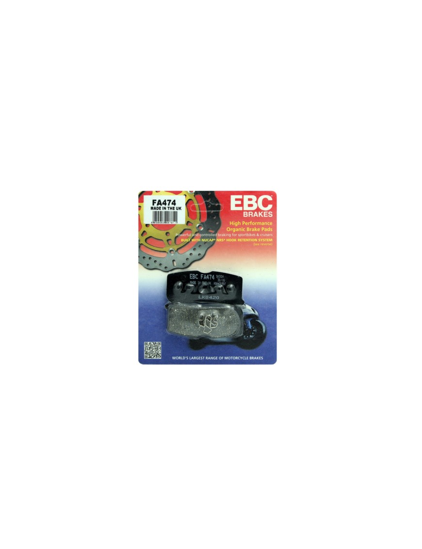 EBC Brakes FA474 Front Brake Pads | CAN-AM Spyder 2008–2012