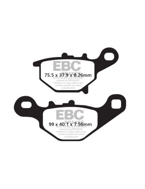 FA401R brake pads from EBC...