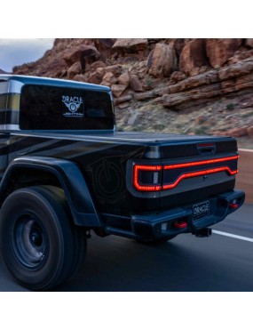 ORACLE Lighting – Flush LED Tail Light Kit + Dual-Function Amber/White Reverse Module for Jeep Gladiator JT