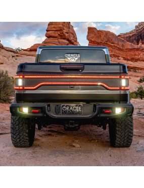 ORACLE Lighting – Flush LED Tail Light Kit + Dual-Function Amber/White Reverse Module for Jeep Gladiator JT