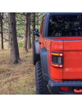ORACLE Lighting – Flush LED Tail Light Kit + Dual-Function Amber/White Reverse Module for Jeep Gladiator JT