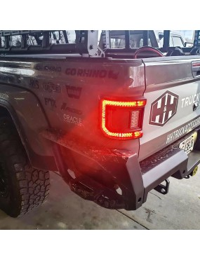 ORACLE Lighting – Flush LED Tail Light Kit + Dual-Function Amber/White Reverse Module for Jeep Gladiator JT