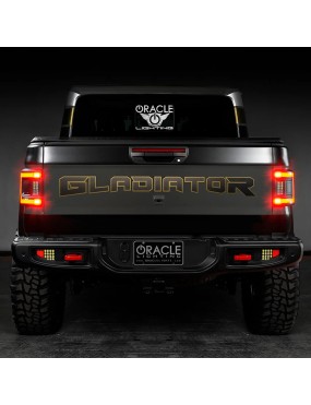 ORACLE Lighting – Flush LED Tail Light Kit + Dual-Function Amber/White Reverse Module for Jeep Gladiator JT