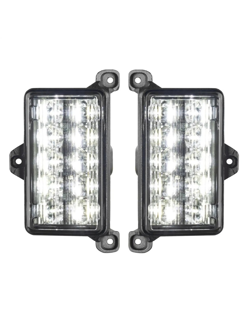 ORACLE Lighting – Flush LED Tail Light Kit + Dual-Function Amber/White Reverse Module for Jeep Gladiator JT