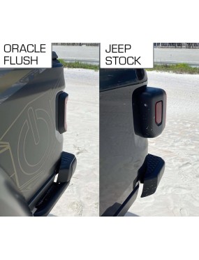 ORACLE Lighting – Flush LED Tail Light Kit + Dual-Function Amber/White Reverse Module for Jeep Gladiator JT