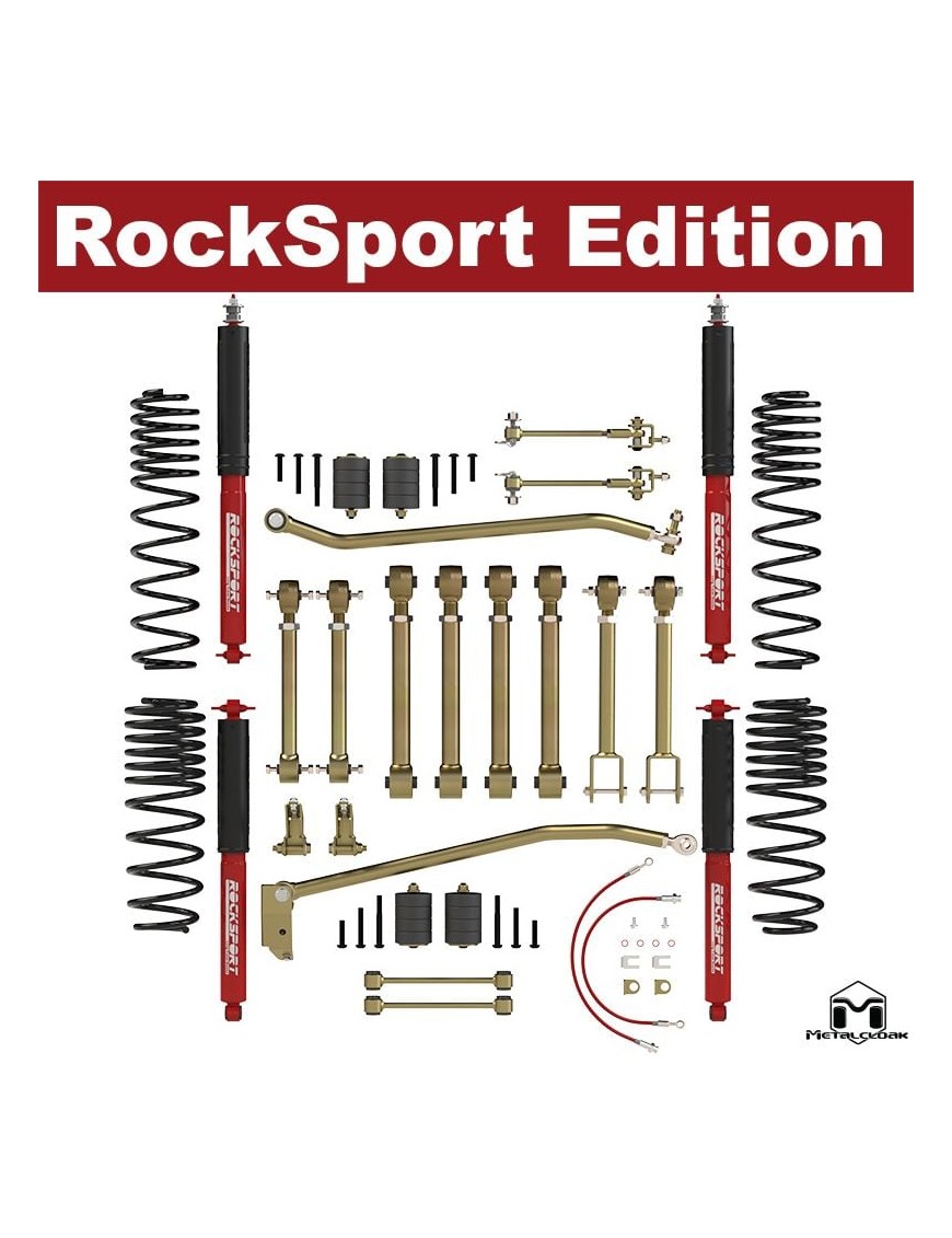 Jeep TJ/LJ Wrangler 3.5" Long Travel, Short Arm Suspension & Lift Kit