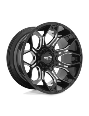 Felga aluminiowa MO808 SNIPER Gloss Black Milled MOTO METAL