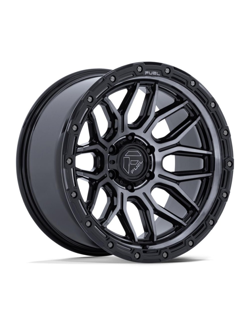 Felga aluminiowa FC881 SURGE Gloss Black Machined W/ Gray Tint FUEL