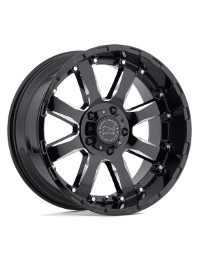 Felga aluminiowa SIERRA Gloss Black W/ Milled Spokes BLACK RHINO