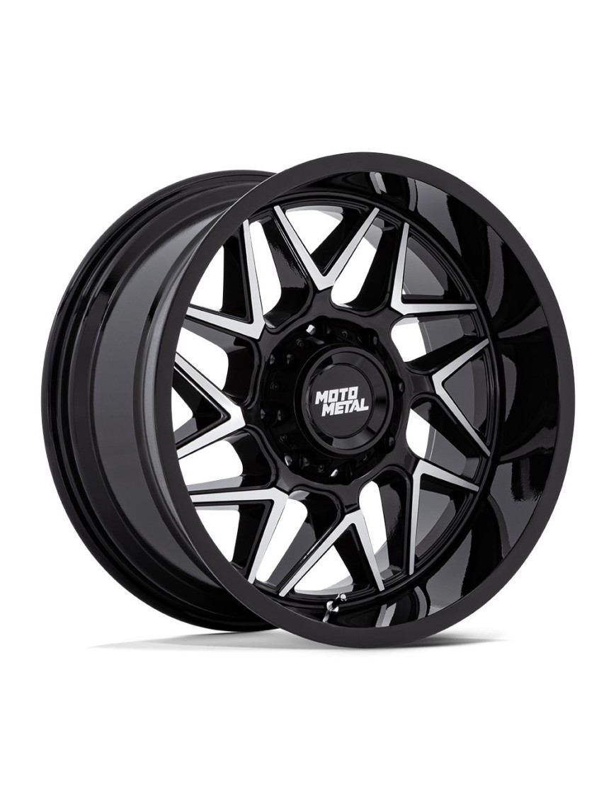 Felga aluminiowa MO812 TURBINE Gloss Black W/ Machined Face MOTO METAL