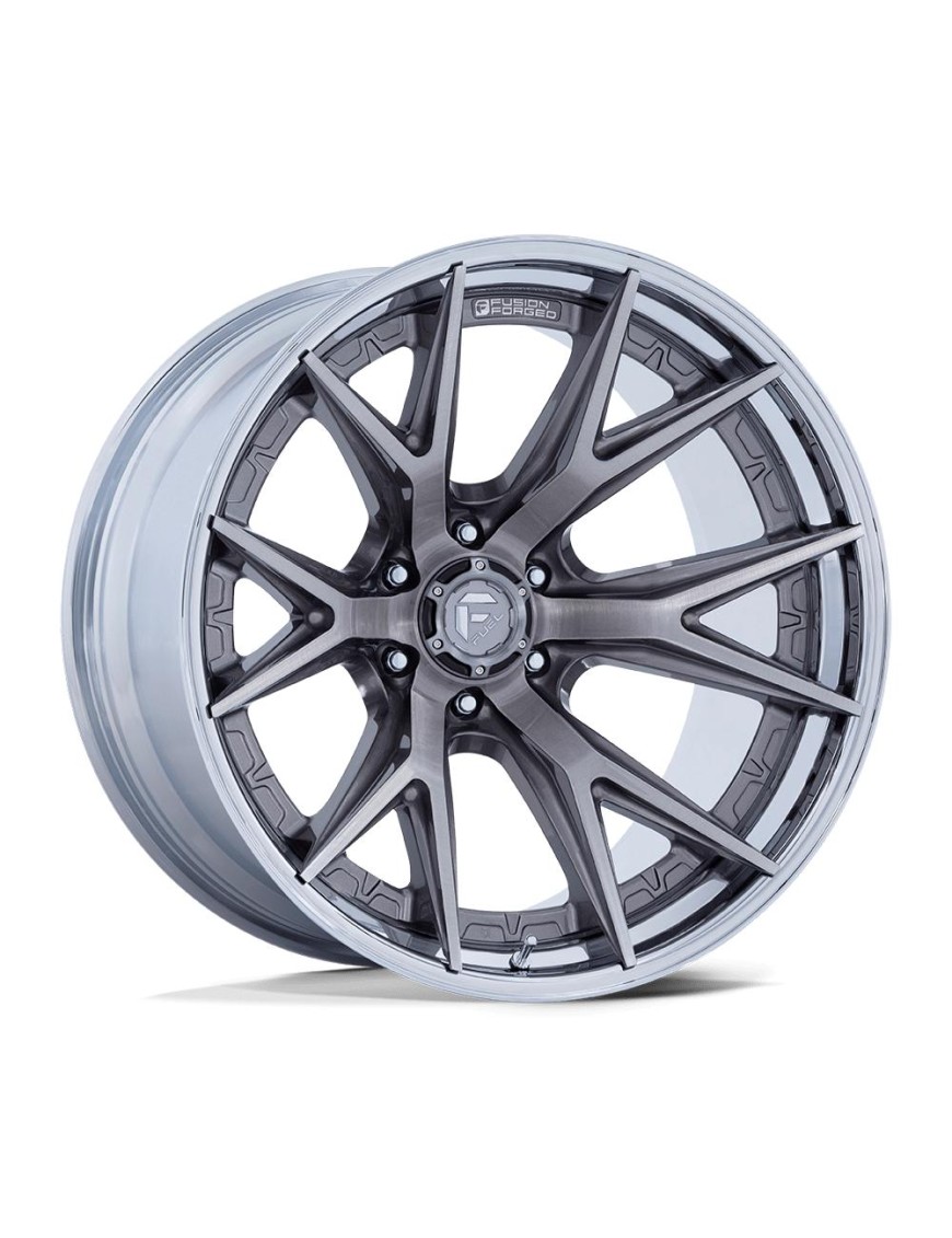 Felga aluminiowa FC402 CATALYST Platinum W/ Chrome Lip FUEL