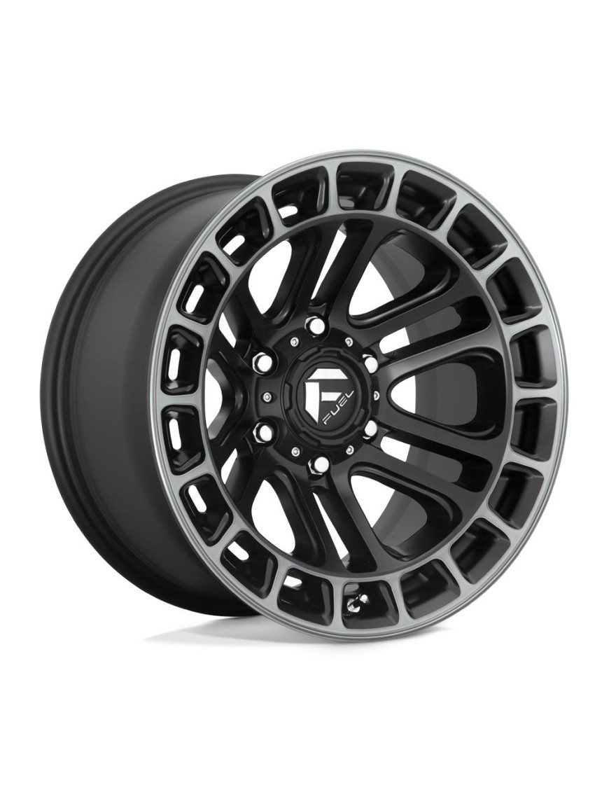 Felga aluminiowa D720 HEATER Matte Black Double Dark Tint Machined FUEL