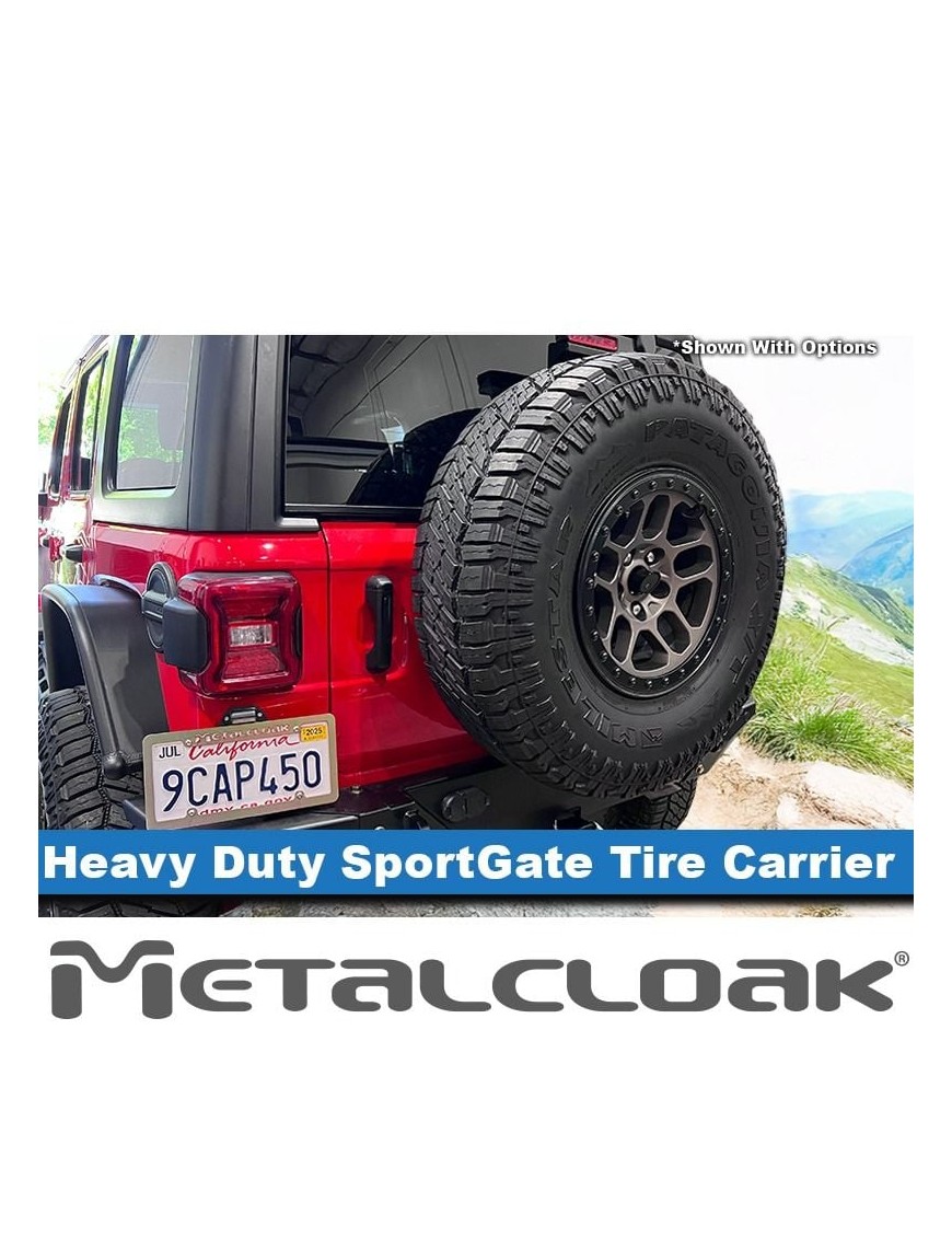 Jeep JL Wrangler Heavy Duty SportGate Tire Carrier