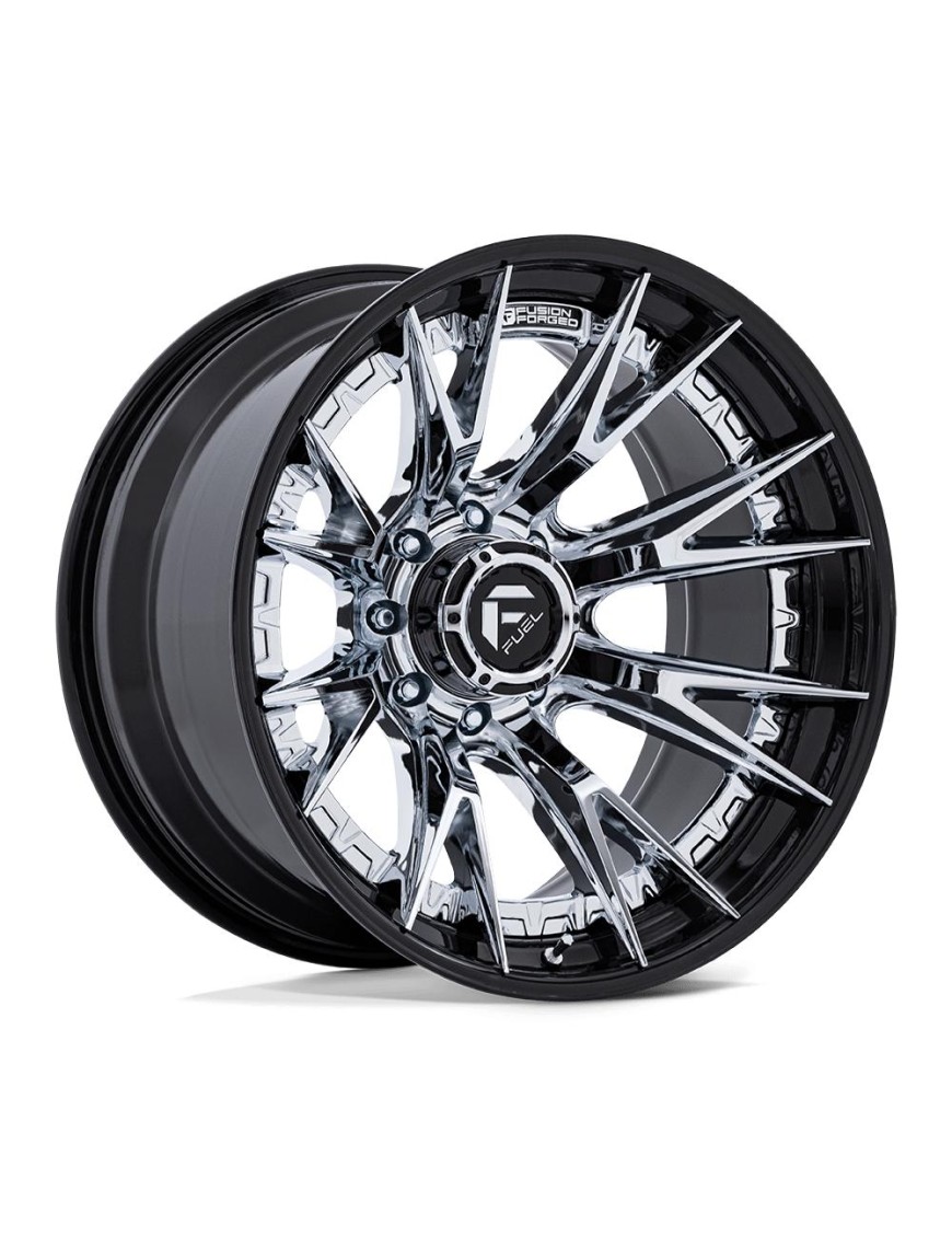 Felga aluminiowa FC402 CATALYST Chrome W/ Gloss Black Lip FUEL