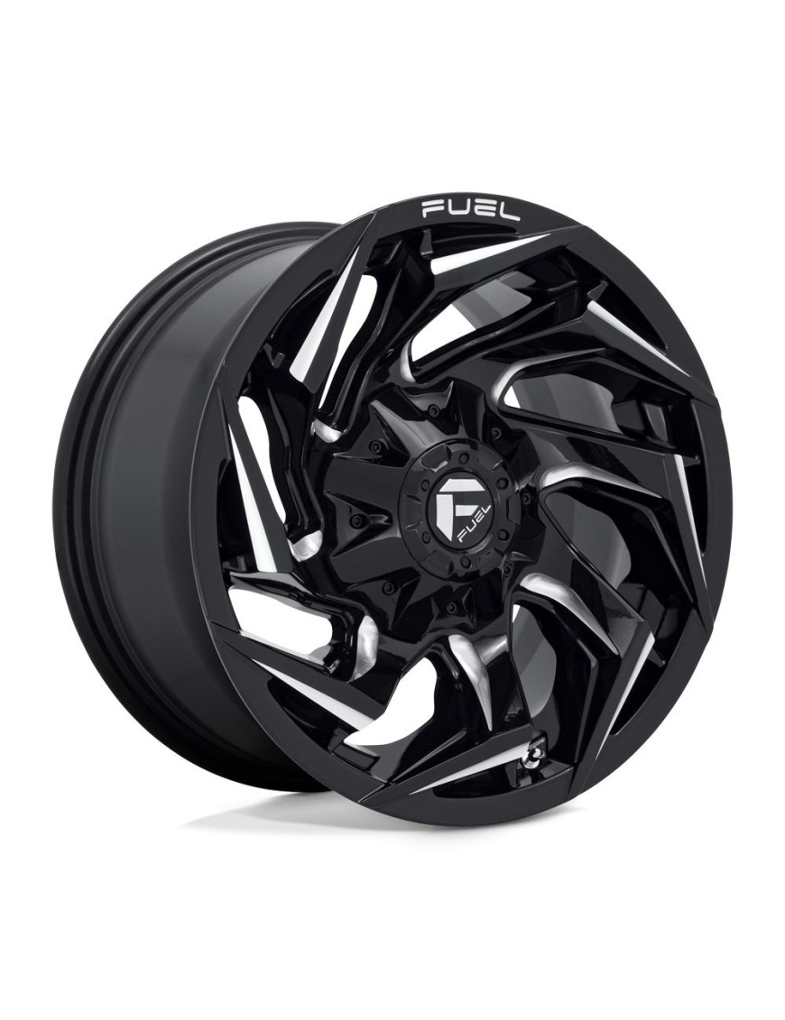 Felga aluminiowa D753 REACTION Gloss Black Milled FUEL