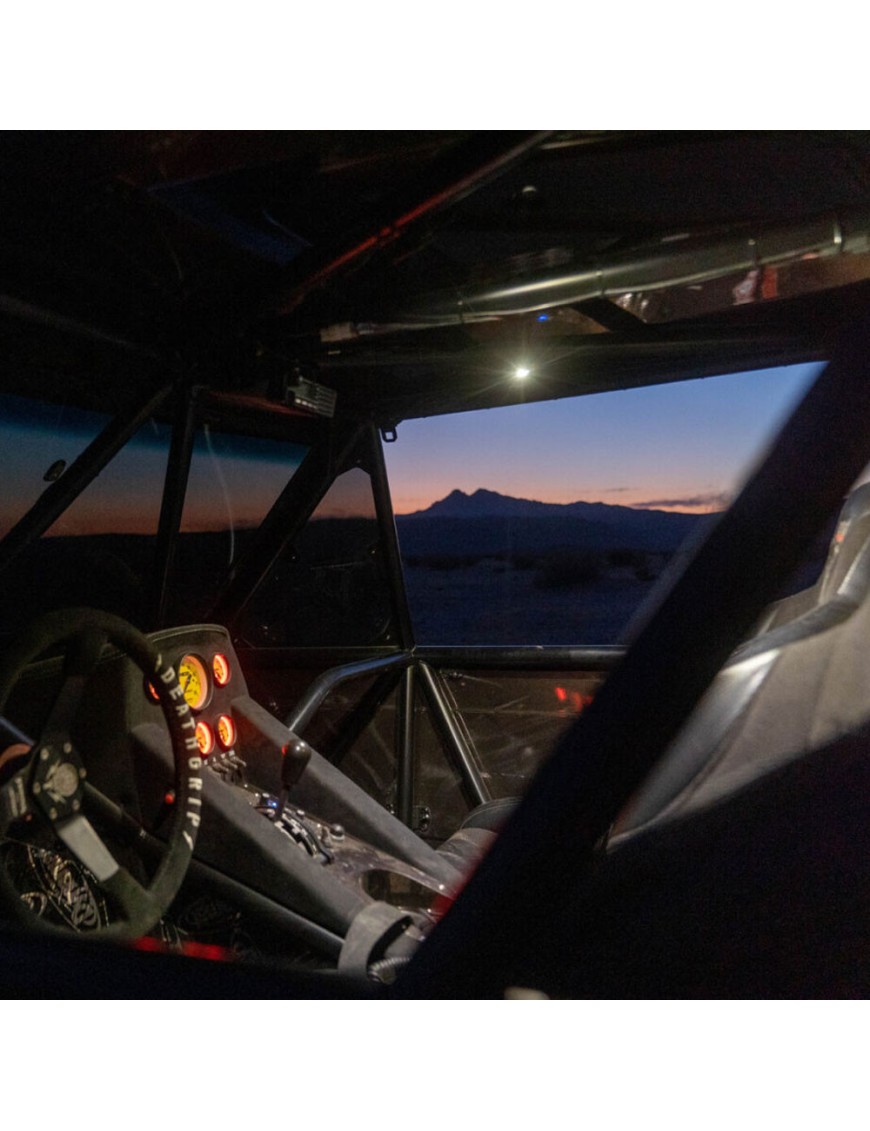 LED Dome Light with Switch - Universal Amber