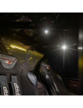 LED Dome Light with Switch - Universal Amber