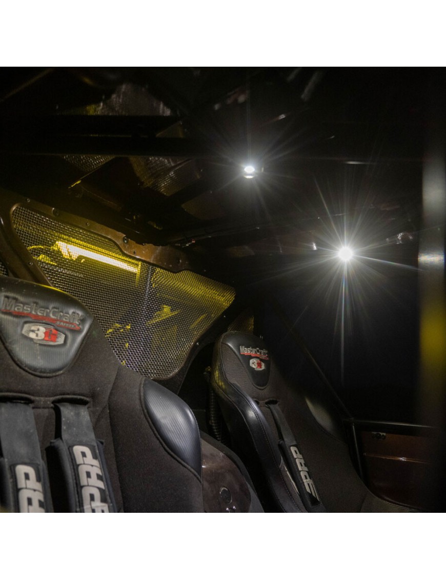 LED Dome Light with Switch - Universal Amber