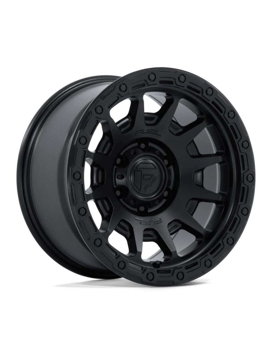 Felga aluminiowa FC884 FORTRESS Matte Black W/ Gloss Black Lip FUEL