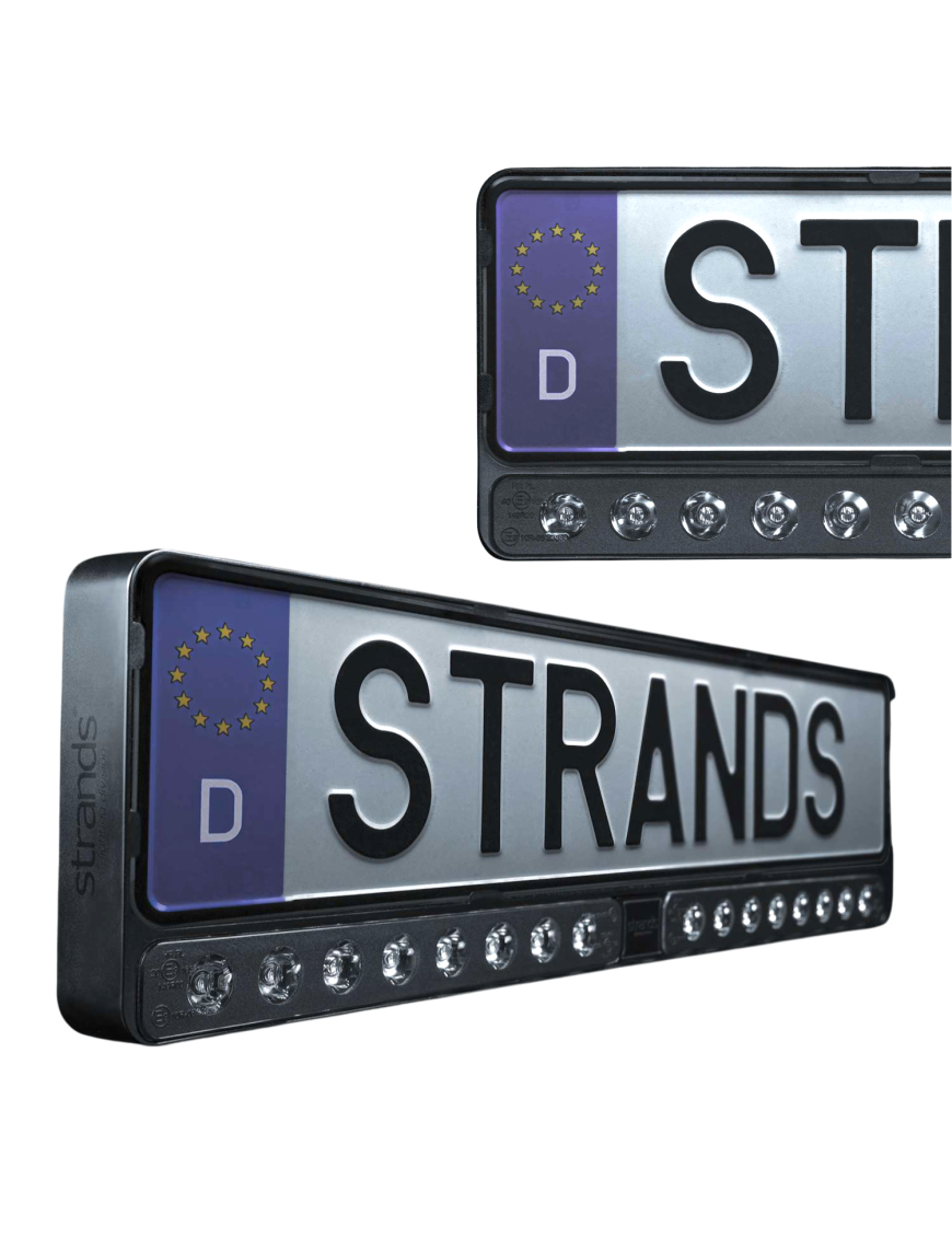 NUUK E-LINE DUO LED BAR License Plate Mounting Strands 809138