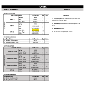 Complete Old Man Emu BP-51 Suspension Kit Toyota Land Cruiser Prado 250 (2024- )