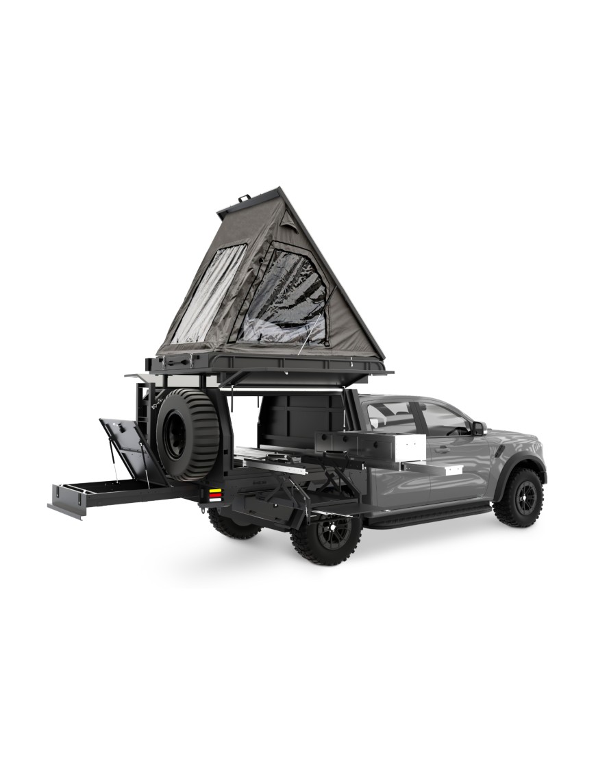 DARBAT Flatbed Canopy Camper