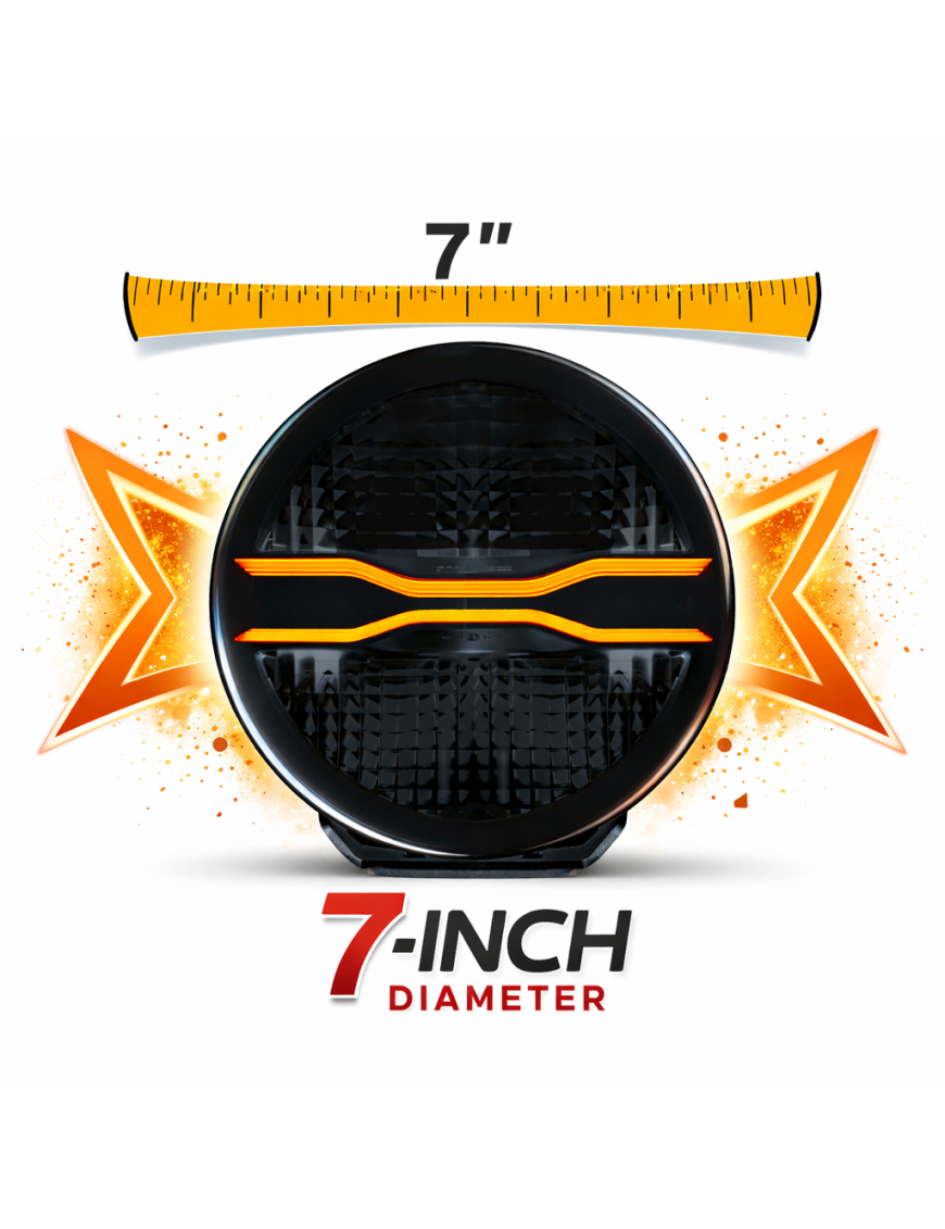 Strands FOR9T Dragon Drive 7″ – LED Driving Light Strands FOR9T Dragon Drive 7″ – LED Driving Light